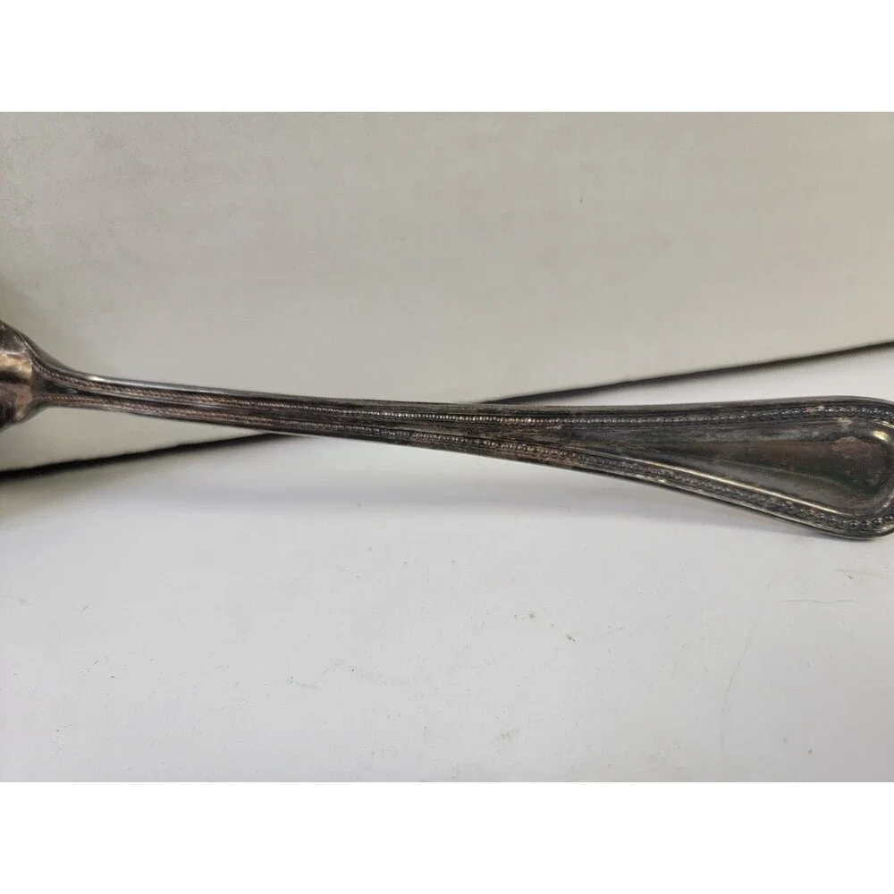 Vintage Italy Silverplated Cake Pie Server Ornate Floral Engraved 12